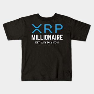 Xrp Cryptocurrency Millionaire Kids T-Shirt